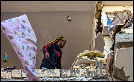 آخرین وضعیت امدادرسانی و اسکان زلزله زدگان غرب کشور+ فیلم و تصاویر
