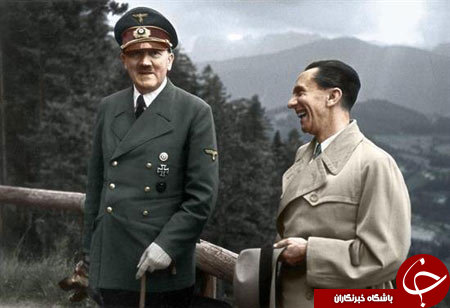 تصاویر رنگی دیده نشده از هیتلر، چرچیل و نازی ها در جنگ جهانی دوم