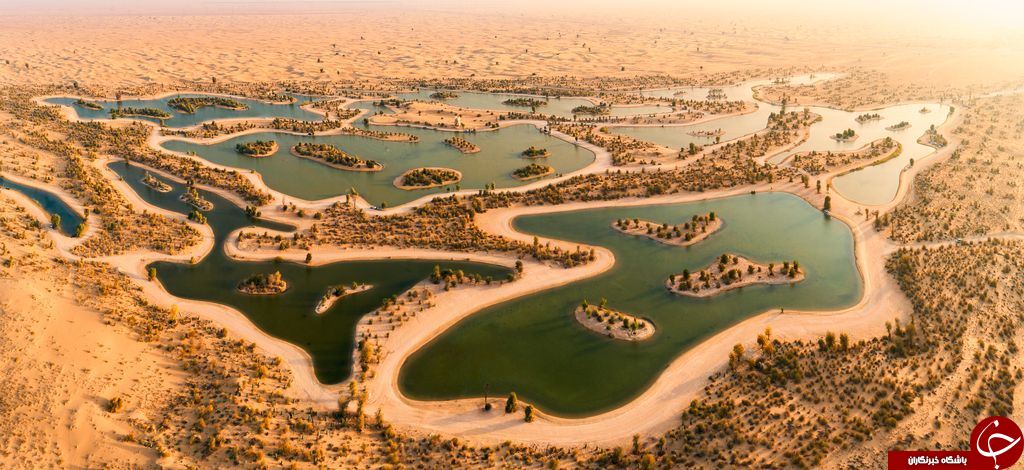 دریاچه ای میان کویر در عکس روز نشنال جئوگرافیک