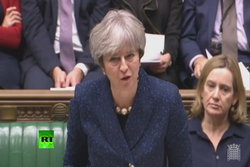 ترزا می در پارلمان انگلیس:۲۹ مارس ۲۰۱۹ از اتحادیه اروپا خارج می شویم