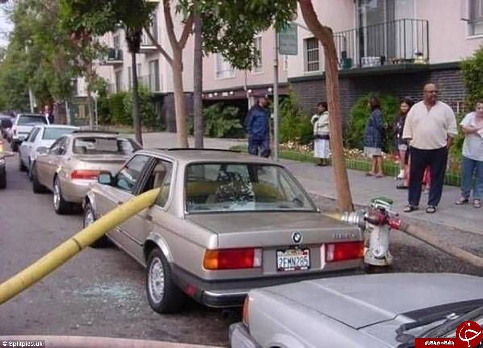 واکنش مردم به بد پارک کردن اتومبیل
