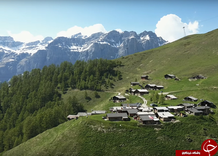 پرداخت 60 هزار یورو برای نقل مکان به روستای زیبایی در سوئیس+تصاویر