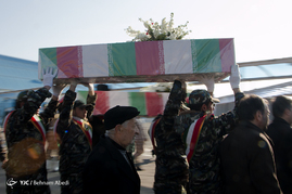 استقبال از پیکر 11 شهید دوران دفاع مقدس- تبریز