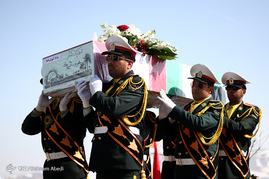 تشییع پیکر 11 شهید دوران دفاع مقدس- تبریز