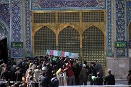 اجتماع عظیم فاطمیون و تشییع دو شهید گمنام دفاع مقدس - مشهد‎