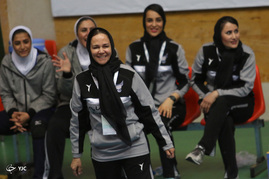 دیدار تیم های والیبال بانوان بانک سرمایه و ذوب آهن اصفهان