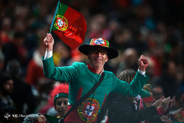 دیدار تیم‌های فوتبال پرتغال و مجارستان
