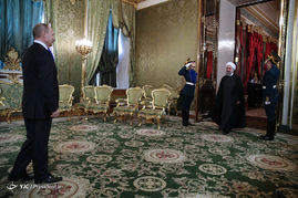 روحانی در دیدار ولادیمیر پوتین رئیس جمهور فدراسیون روسیه