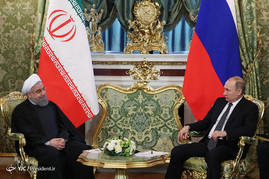 روحانی در دیدار ولادیمیر پوتین رئیس جمهور فدراسیون روسیه