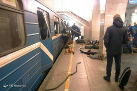 وقوع انفجار در ایستگاه مترو «سن‌پترزبورگ» روسیه