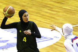 ديدار تیم‌های بسكتبال كوشا سبلان و گاز تهران در حضور ناظر فدراسيون جهانى بسکتبال