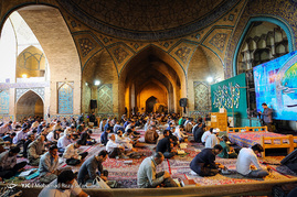 مراسم معنوی اعتکاف در مسجد حکیم اصفهان‎