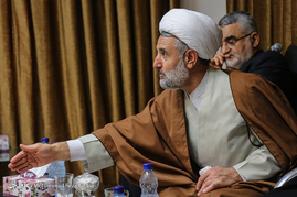 دیدار اعضای کمیسیون امنیت ملی مجلس شورای اسلامی با مراجع تقلید قم‎