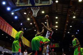 دیدار تیم های بسکتبال نوجوانان ایران و عراق‎