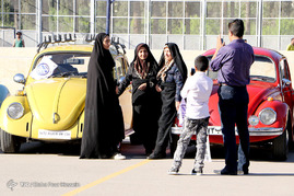 گردهمایی خودروهای فولکس واگن کلاسیک در شیراز