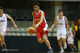 دیدار تیم های بسکتبال ایران و اردن