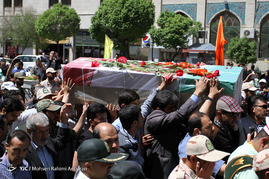تشییع شش سرباز وظیفه شهید در حادثه تروریستی میرجاوه - مشهد