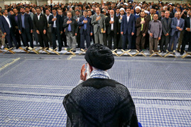 محفل انس با قرآن کریم در حسینیه امام خمینی(ره) با حضور رهبر معظم انقلاب