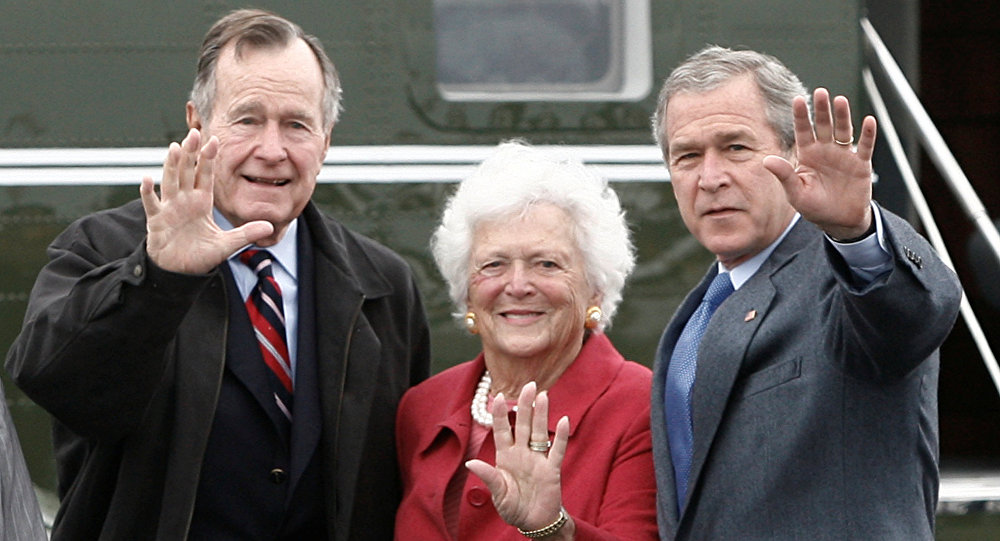 وفاة زوجة الرئيس الأمريكي الأسبق جورج بوش الأب