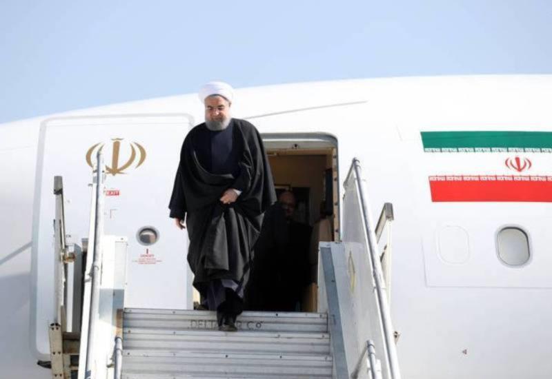 الرئيس روحاني يصل الي سبزوار لافتتاح 41 مشروعا اقتصاديا