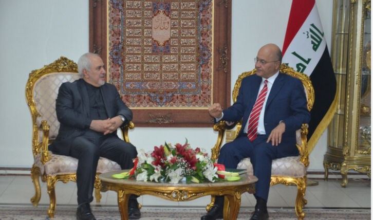 الرئيس العراقي يؤكد حرص بلاده على تعزيز الوشائج مع ايران