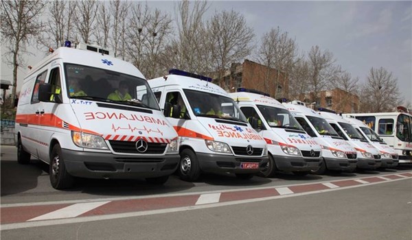 اضافة 400 سيارة اسعاف جديدة الى المراكز العلاجية في ايران