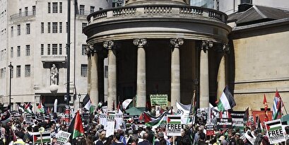 تظاهرات مناهضة للصهيونية في لندن