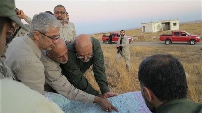 Iran military chief says Daesh on last legs on visit to Aleppo