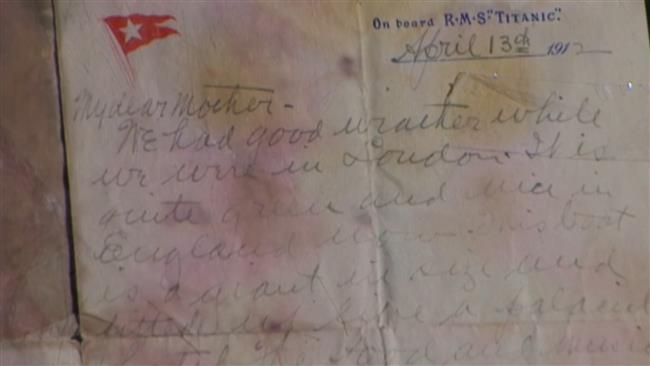 Titanic victim's letter sells for $166,000