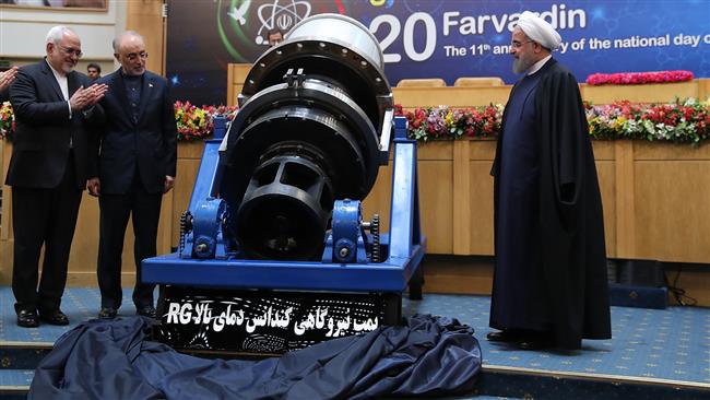 Rouhani unveils Iran's new nuclear achievements