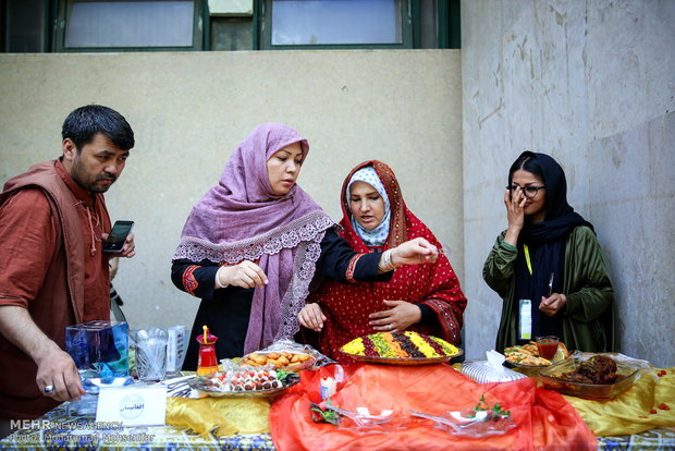 International food festival in the University of Tehran