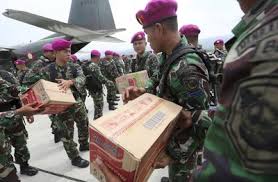 Australian plane carrying aid sent to Indonesia