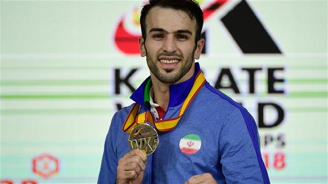 Iran's Bahman Asgari wins gold medal at world Karate championship