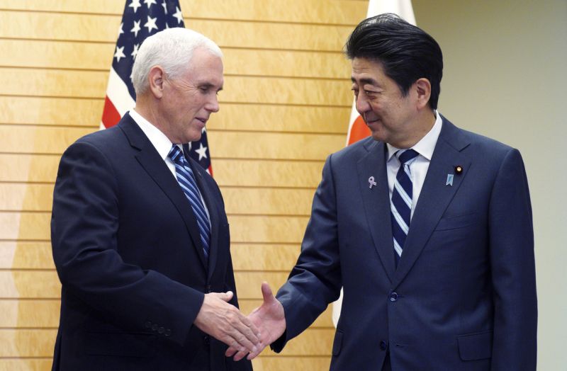 Japan's Abe, Pence to visit Australia amid China concerns
