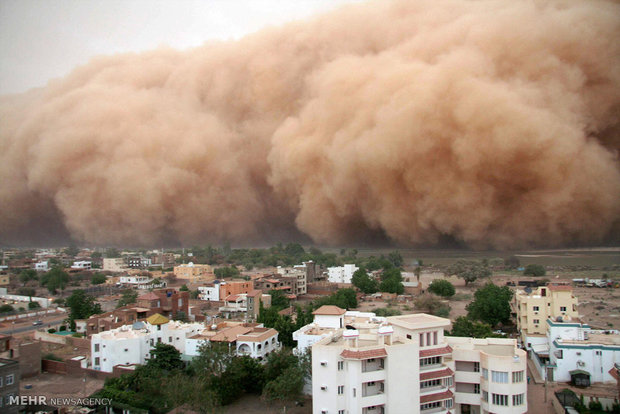 Dust storms across the world