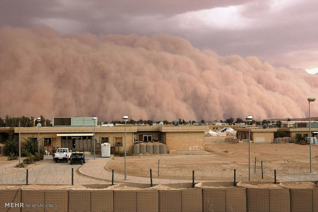 Dust storms across the world
