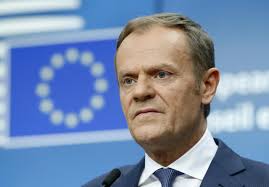 Furious about Brexit, Tusk calls for EU unity from Dublin