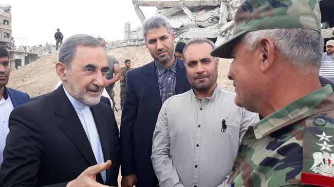 Ayatollah Khamenei’s aide visits Eastern Ghouta region in Syria