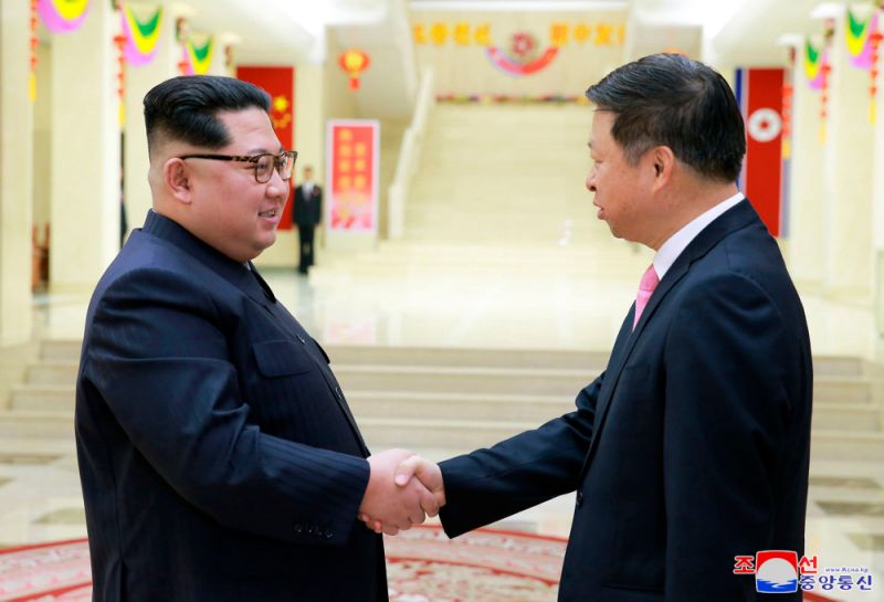 Kim Jong Un meets high-ranking Chinese diplomat in Pyongyang