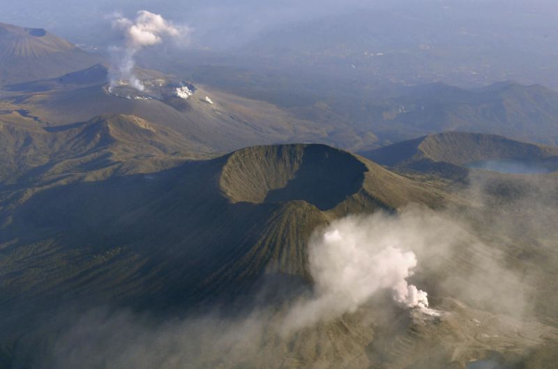 Volcano in southern Japan erupts for 1st time in 250 years