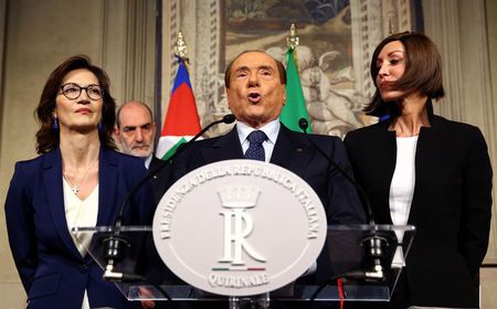 Italy's Berlusconi says center-right must lead next government