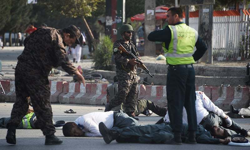 Suicide attack at Kabul airport leaves 14 dead, 60 wounded