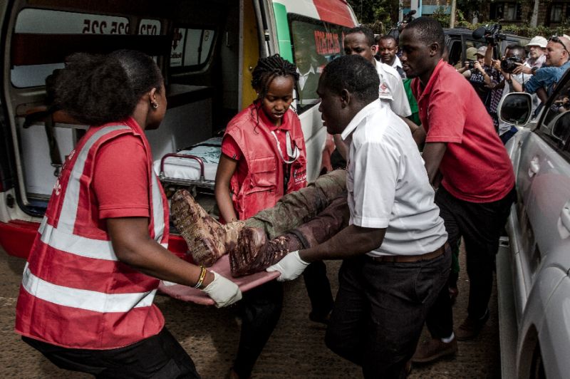 Kenyan president says Nairobi attack over as 'terrorists' killed