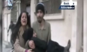 فیلم / کشته شدن خبرنگار فرانسوی در سوریه