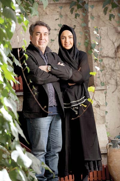 سیامک انصاری و همسرش / عکس