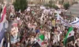 هزاران نفر در سودان و يمن در حمايت از اخوان المسلمين مصر تظاهرات کردند + فیلم