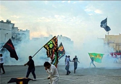یورش نیروهای امنیتی آل خلیفه به مراسم عزاداری حسینی در بحرین