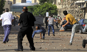 درگیری پلیس مصر با تظاهرکنندگان در میدان تحریر