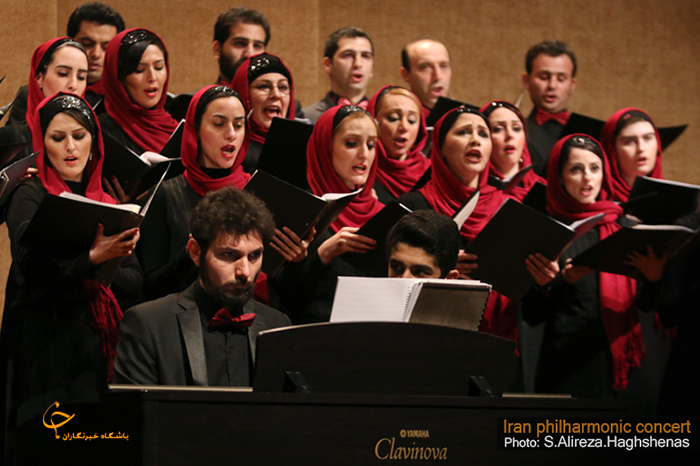 کنسرت «کُر فیلارمونیک ایران» با حضور «شهرداد روحانی» + تصاویر