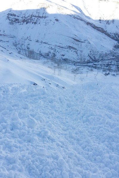گزارش کامل مرگ یک اسکی باز در حادثه بهمن دربندسر